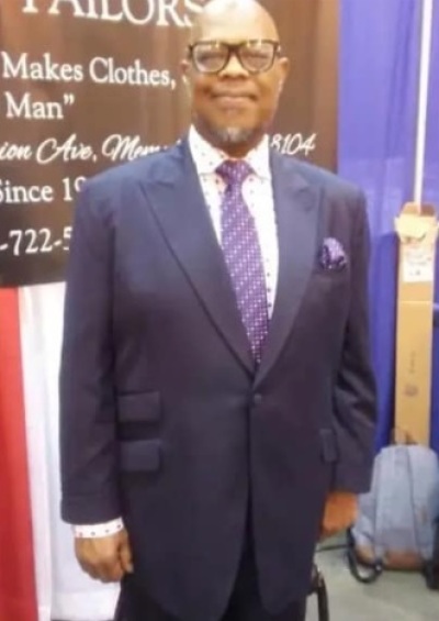 Pastor Brian Bartlett of Lake Grove Missionary Baptist Church in Memphis, Tennessee. Bartlett was killed in a car accident on October 28, 2023. 
