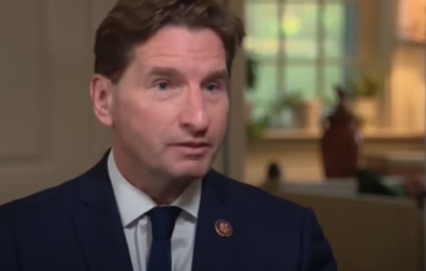 Rep. Dean Phillips, D-Minn., announces his candidacy for President of the United States in an interview with CBS News, Oct. 27, 2023. 