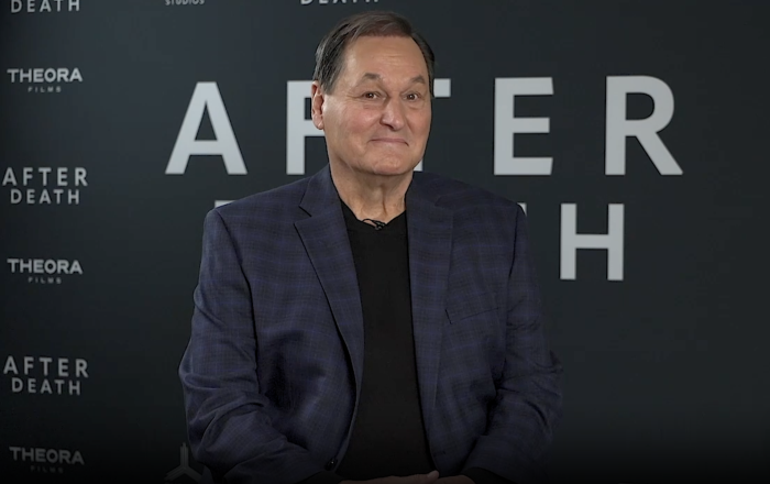 Captain Dale Black speaks with The Christian Post about his near death experiece depicted in the film 'After Death' during a film premiere in Los Angeles, California, on October 23, 2023.
