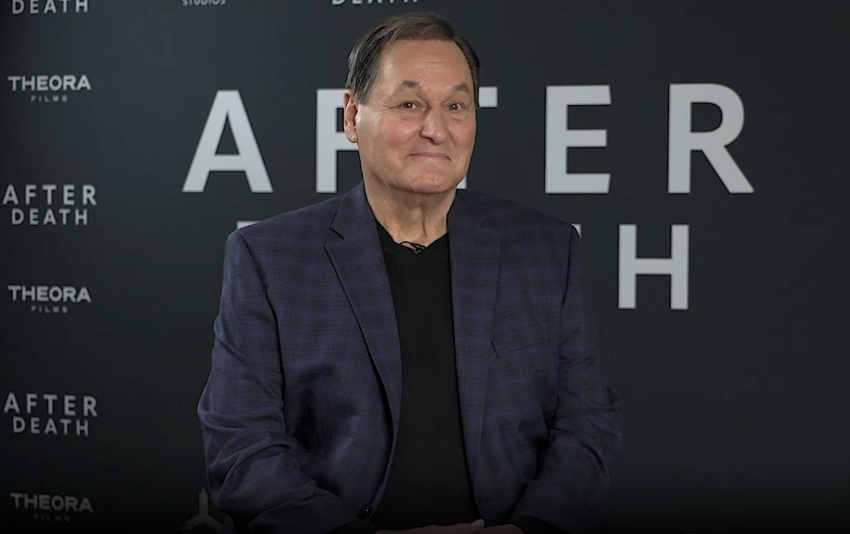 Captain Dale Black speaks with The Christian Post about his near death experiece depicted in the film "After Death" during a film premiere in Los Angeles, California, on October 23, 2023.