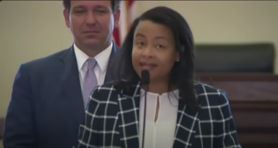 Renatha Francis speaks following her appointment to the Florida Supreme Court by Florida Gov. Ron DeSantis, on Aug. 5, 2022.