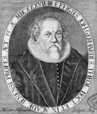 Johann Gerhard (1582-1637), a notable Lutheran theologian. 