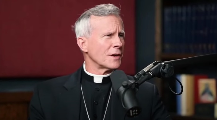 Bishop Joseph Strickland of the Roman Catholic Diocese of Tyler, Texas, speaks during an interview on July 12, 2021. 