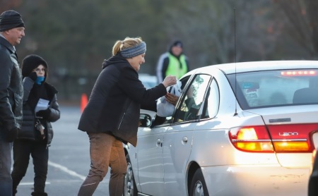 Volunteers help with Lawndale Baptist Church of Greensboro, North Carolina's
