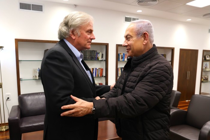 Rev. Franklin Graham meets with Israeli Prime Minister Benjamin Netanyahu on Nov. 15, 2023.