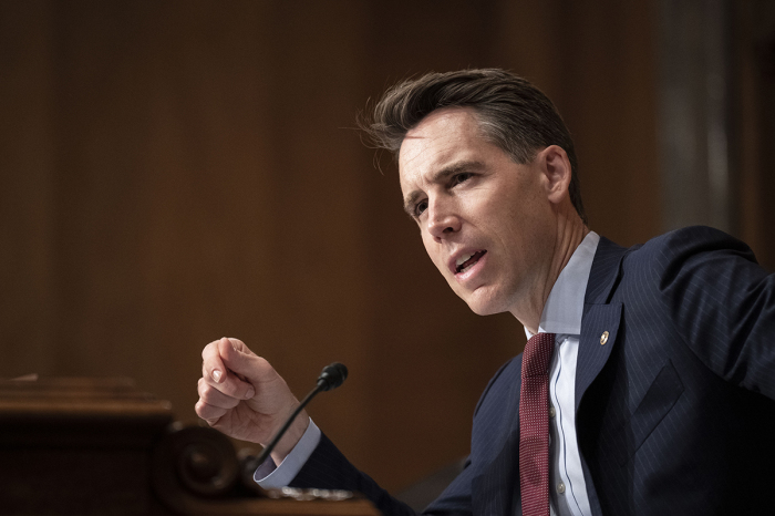 Sen. Josh Hawley, R-Mo., speaks during a Senate Homeland Security Subcommittee on Emerging Threats and Spending Oversight on Capitol Hill on August 3, 2022, in Washington, D.C. 