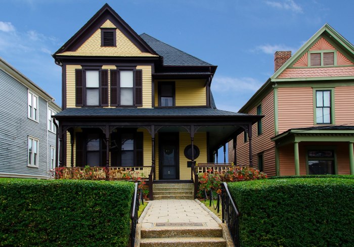 Martin Luther King Jr.'s birth home at 501 Auburn Avenue in the Sweet Auburn Historic District of Atlanta, Ga. The home which sits a block east of the Ebenezer Baptist Church was built in 1895.