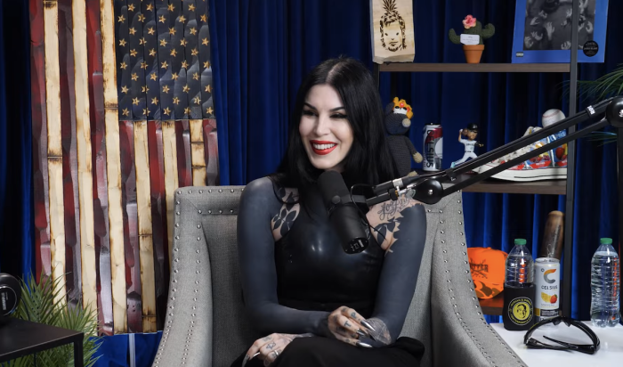 Christian Tattoo artist Kat Von D, who was baptized in October 2023 and is known as the 'LA Ink' TV star with a 'goth' image, shares her faith in a Dec. 12, 2023 episode of 'This Past Weekend' podcast with stand-up comedian and podcaster, Theo Von. 