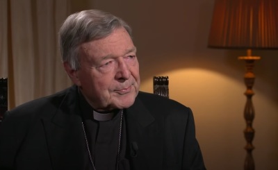 Catholic Cardinal George Pell being interviewed by EWTN News in December 2020. 