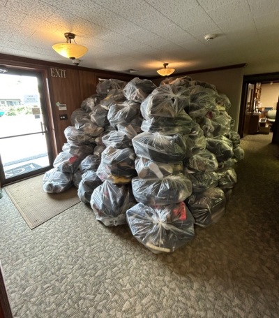 The Tide Ministry collects shoe donations for its charity event 'Your Soles, Their Souls.' 