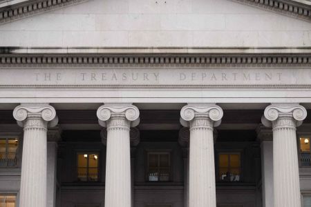 The U.S. Treasury Department building is seen in Washington, D.C., on Jan. 19, 2023, following an announcement by the U.S. Treasury that it had begun taking measures Thursday to prevent a default on government debt, as Congress heads towards a high-stakes clash between Democrats and Republicans over raising the borrowing limit.