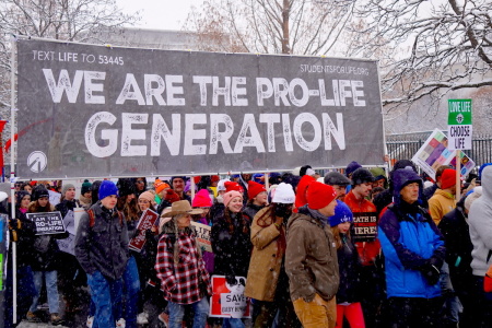 Thousands of pro-Life demonstrators marched through Washington DC for the annual March For Life Event in solidarity with the anti-abortion stance on Jan. 19, 2024.