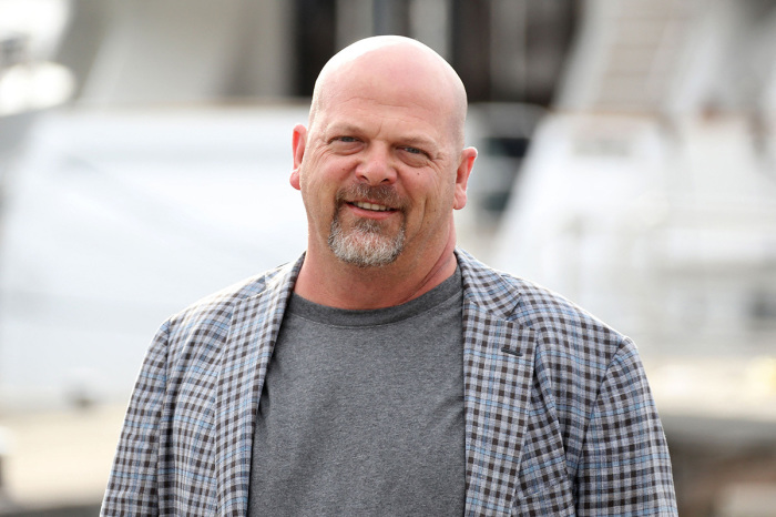 US businessman and reality television personality Rick Harrison poses during a photocall for the TV series 'Pawn Stars' as part of the MIPCOM (The world's entertainment content market), on October 17, 2016, in Cannes, southeastern France. 