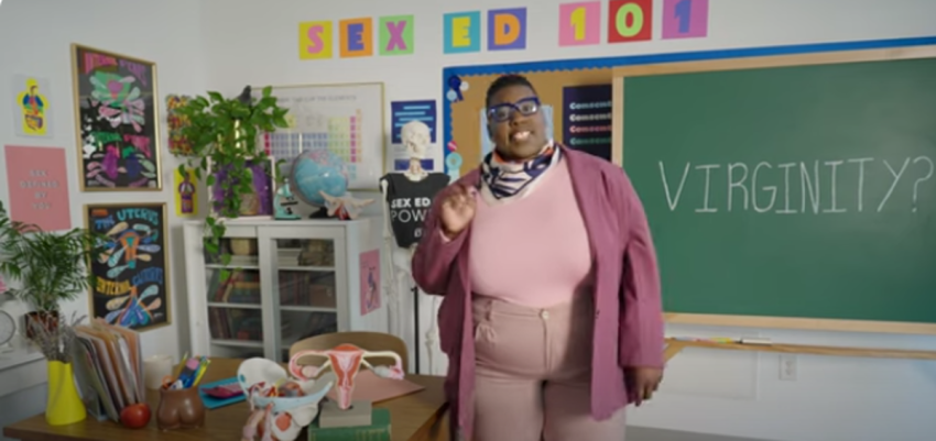 A sex ed video published by Planned Parenthood insists that virginity is a "completely made-up concept." 