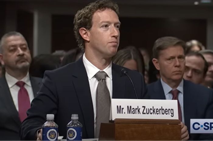 Meta CEO Mark Zuckerberg testifies before the U.S. Senate Judiciary Committee in Washington, D.C., on Jan. 31, 2024.