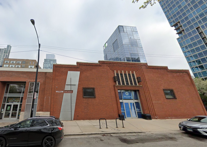 Willow Chicago's worship center at 1347 S State Street in Chicago, Illinois, will host its final service on February 25, 2024.