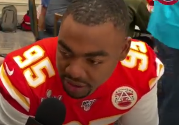 Kansas City Chiefs player Chris Jones discusses his Christian faith in a 2020 interview with Sports Spectrum. 