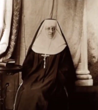 Katharine Drexel (1858-1955), a Roman Catholic nun and saint who founded the Sisters of the Blessed Sacrament. 