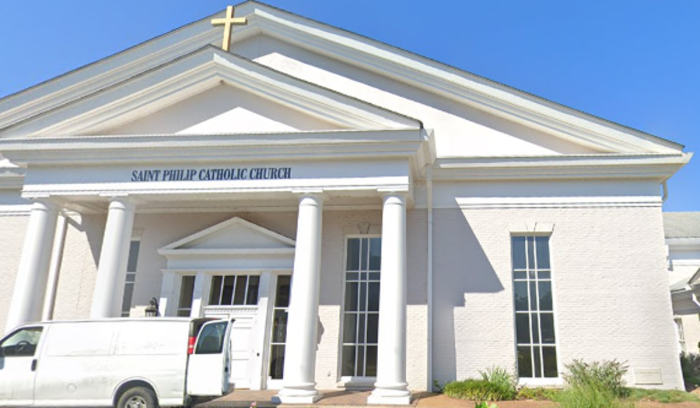 St. Philip Catholic Church is located in Franklin, Tennessee.
