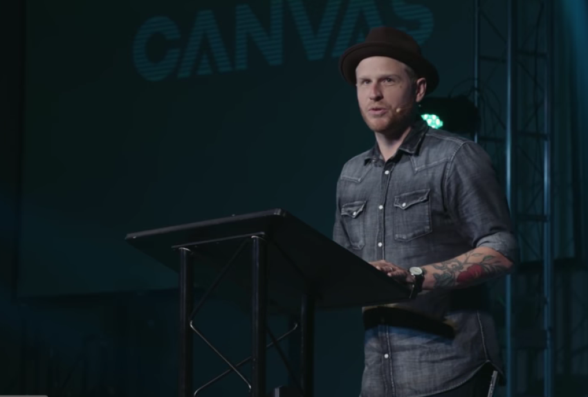 Aaron Ivey preaches a message shared on YouTube in March 2019.