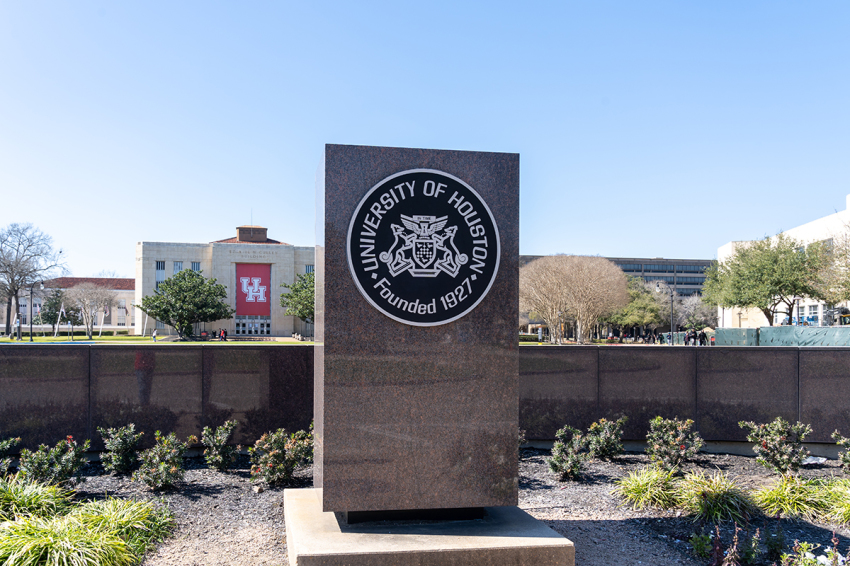 University of Houston campus in Texas on February 27, 2022.
