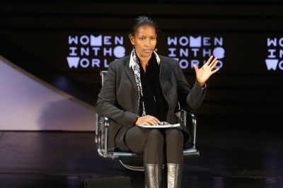 Ayaan Hirsi Ali speaks onstage at What is the Future for Women in Islam? during Tina Brown's 7th Annual Women In The World Summit at David H. Koch Theater at Lincoln Center on April 7, 2016 in New York City. 