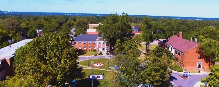The campus of Saint Augustine's University, a historically African American academic institution based in Raleigh, North Carolina, and affiliated with The Episcopal Church. 