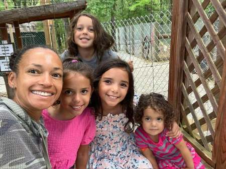 Celebrated Michigan educator, Bernadine “Birdie” Pruessner, 39 (L), allegedly killed herself and her four children on February 19, 2024.