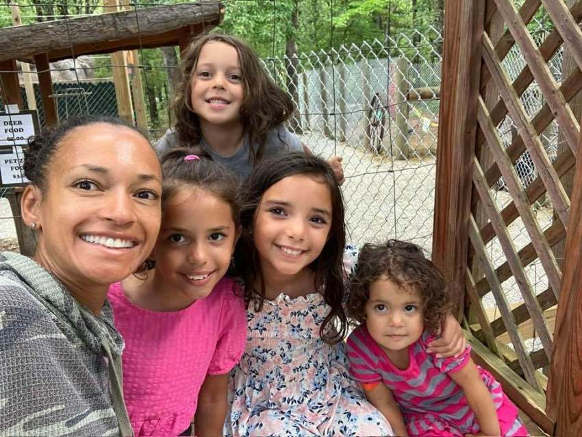 Celebrated Michigan educator, Bernadine “Birdie” Pruessner, 39 (L), allegedly killed herself and her four children on February 19, 2024.