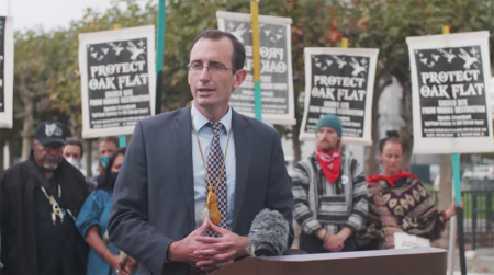 Oak Flat is a plot of land in Arizona's Tonto National Forest viewed as a sacred site by Apache Indians. Congress authorized the transfer of the site to Resolution Copper, which seeks to mine copper underground. Religious freedom advocates and Native Americans warn that mining at Oak Flat will lead to the destruction of the sacred site.