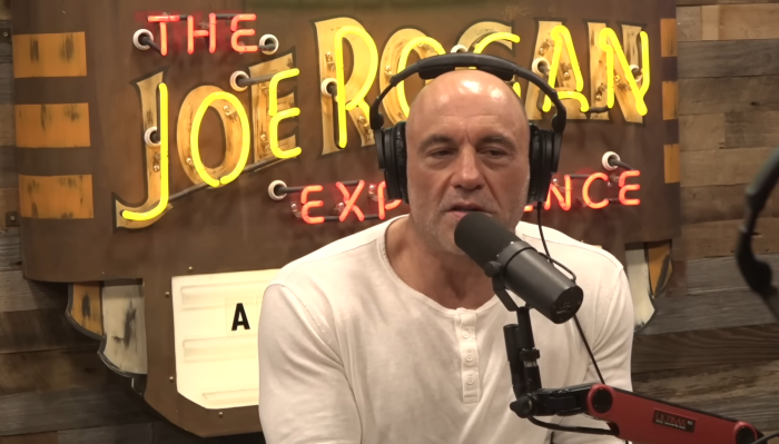 Podcaster and comedian Joe Rogan interviews fellow comedian Katt Williams on his show, 'The Joe Rogan Experience.'