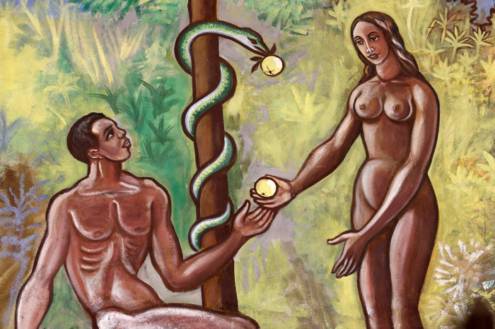 Painting. Adam and Eve