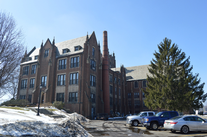 Notre Dame College of Ohio administration building on March 11, 2015, in South Euclid, Ohio.