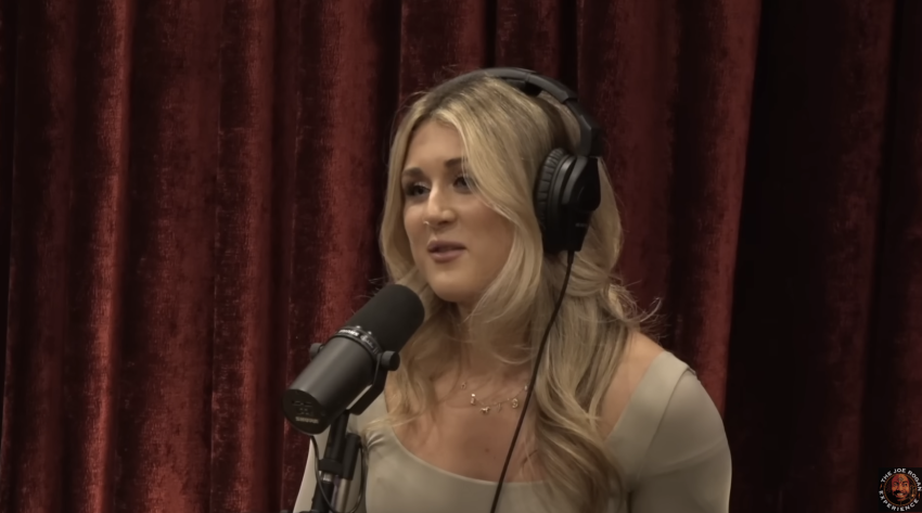 Riley Gaines appears on the "Joe Rogan Experience" podcast