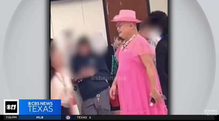 Rachmad Tjachyadi went viral in February after a video shared on social media showed the educator wearing a pink dress at school. 