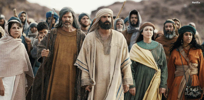 Narrated by Charles Dance, the three-part docudrama chronicles Moses’ journey from exile to liberator.