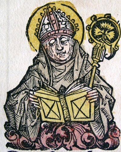 Saint Edmund of Abingdon (c.1175-1240), a former archbishop of Canterbury. 