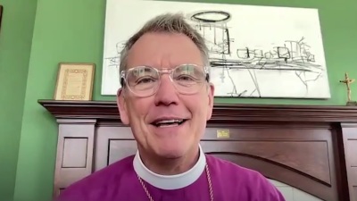  Bishop J. Scott Barker of the Episcopal Diocese of Nebraska, speaking in a 2023 video. 