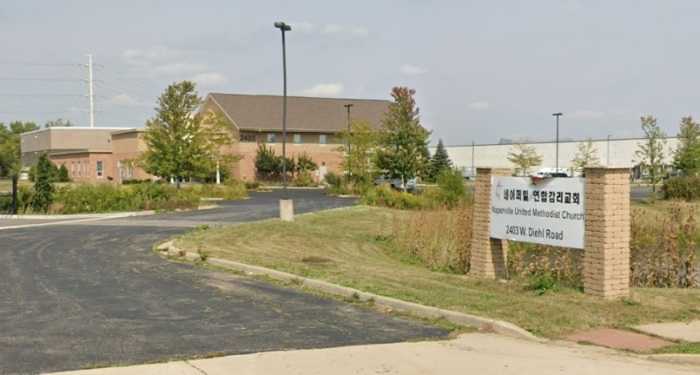 Naperville Korean Methodist Church in Illinois. 