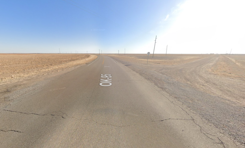 Veronica Butler's vehicle was found abandoned near Highway 95 and Road L, south of Elkhart, Kansas, in rural Texas County, Oklahoma.