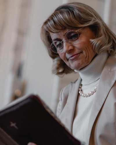 Finnish MP Päivi Räsänen, above, was charged with hate crimes for tweeting against the Finnish Lutheran Church's support for LGBT pride month in 2019.