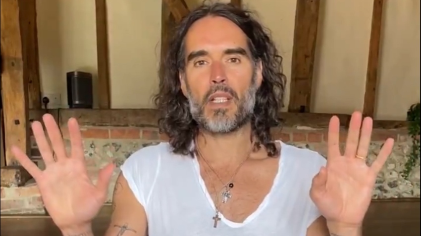 Comedian Russell Brand claimed in a social media post that his recent baptism has left him feeling "changed."