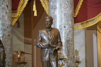 At the United States Capitol building an unveiling of a statue of American evangelist and ordained Southern Baptist minister, Billy Graham took place on May 16, 2024.