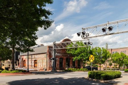 The streets of Greenville, South Carolina.
