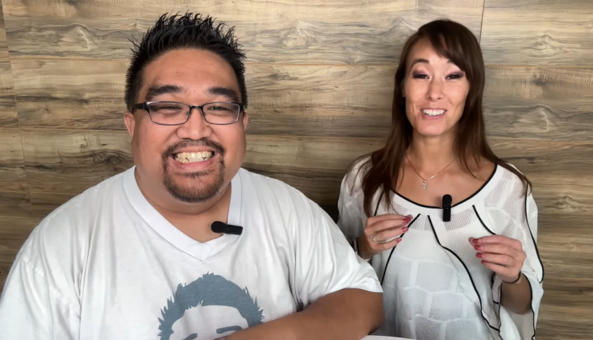 Stephen and Angela Dela Cruz .