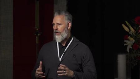 Todd Atkinson, former bishop of the Via Apostolica Missionary District of the Anglican Church in North America, gives remarks at Winter Conference 2017.