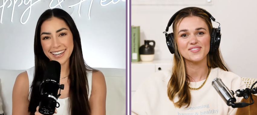 Sadie Robertson Huff and Jeanine Amapola are featured on an episode of Huff's podcast that aired on May 22, 2024.