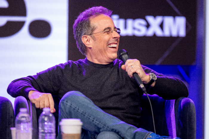 Jerry Seinfeld attends SiriusXM's 'Unfrosted' Town Hall at SiriusXM Studios on April 30, 2024, in Los Angeles, California. 
