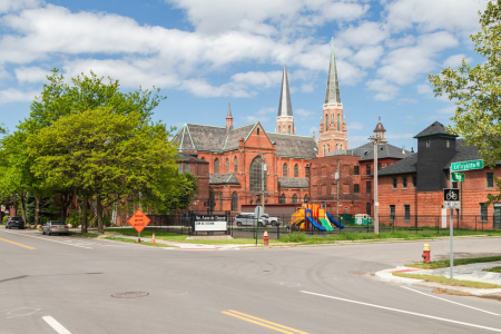 The Basilica of Ste. Anne de Detroit is one of the country’s oldest Roman Catholic congregations.