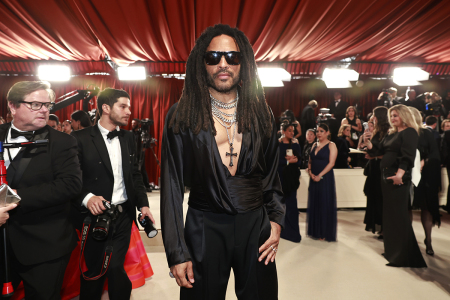 Lenny Kravitz attends the 95th annual Academy Awards on March 12, 2023, in Hollywood, California.
